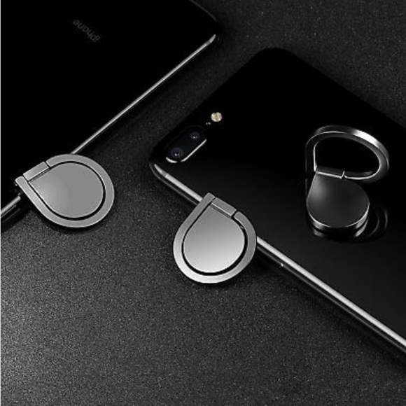 Accessories - ⛱ 3/$15 Steel Gray Tear Drop Ring Stand Phone Hold